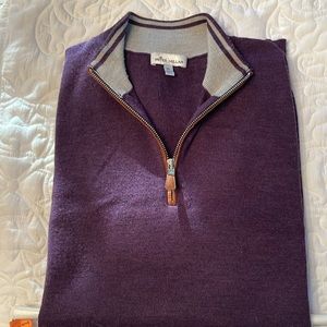 Men’s Peter Millar long sleeve golf lightweight sweater. XL